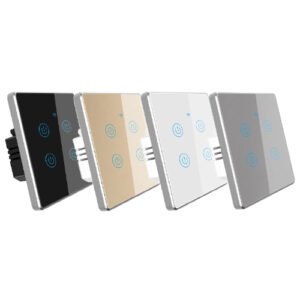 Secuview Four Gang Wi-Fi Remote Control Smart Switch With Metal Border