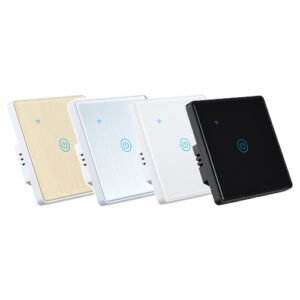 Secuview One Gang Brushed Panel Smart Switch With Plastic Border