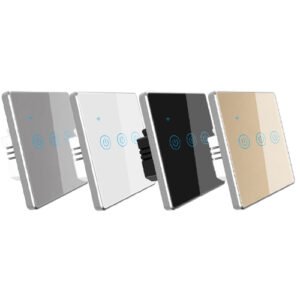 Secuview Three Gang Wi-Fi Remote Control Smart Switch With Metal Border